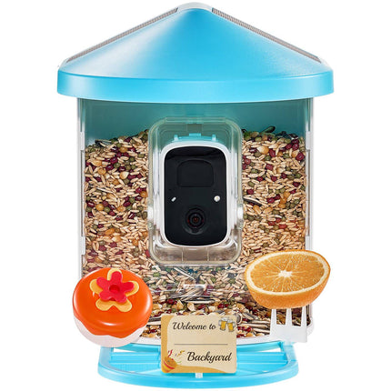 Smart Bird Feeder With Camera – 2K Solar, AI Bird ID