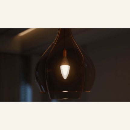 Smart White E14 Candle Bulbs, 470 lm, 2-Pack