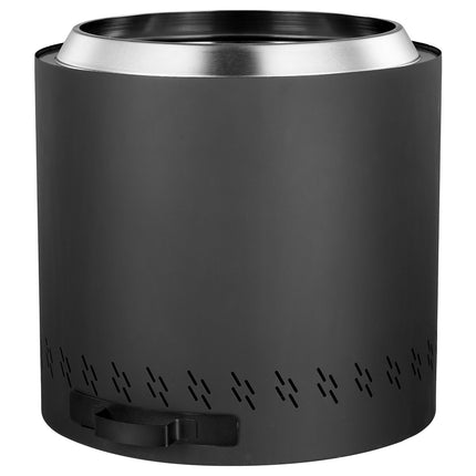 Smokeless Fire Pit, 15.8 In Wood-Burning Stainless Steel