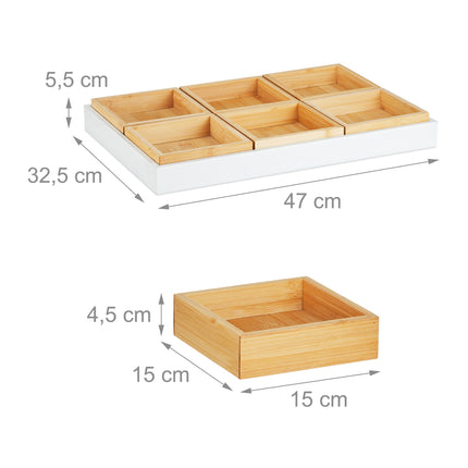 Snack bowl with serving tray