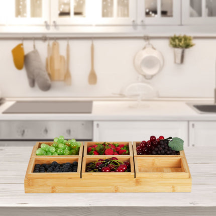 Snack bowl with serving tray