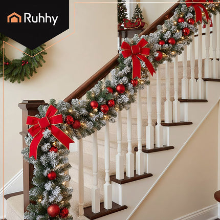 Snow-Covered Christmas Garland, 270cm, Flexible PVC