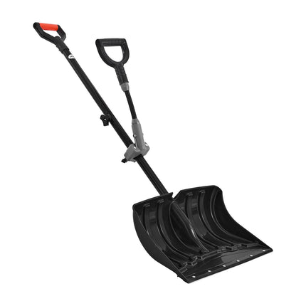 Snow Shovel 18-Inch Wide, D-Handle with Assist Grip