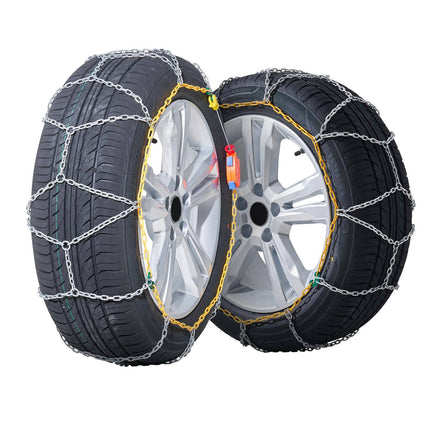 Snow Tire Chains 2-Pack, Manganese Steel, For Cars SUVs