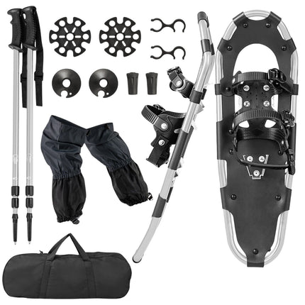 Snowshoes Set 63 cm with Adjustable Poles and Bag