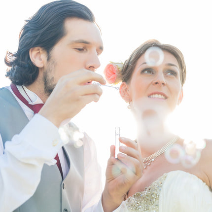 Soap bubbles wedding set of 24