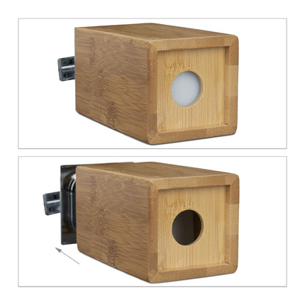 Soap pump in bamboo