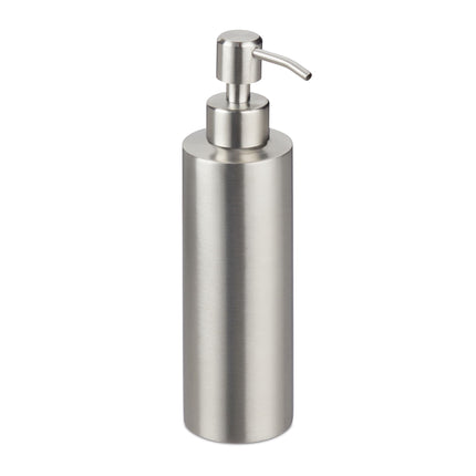 Soap pump in stainless steel