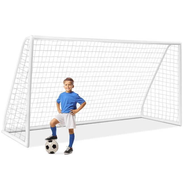 Voetbaldoel 365x182 cm met duurzaam net en haringen