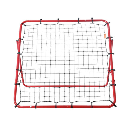Soccer Rebounder Net 99x99 cm, Foldable Kickback Trainer
