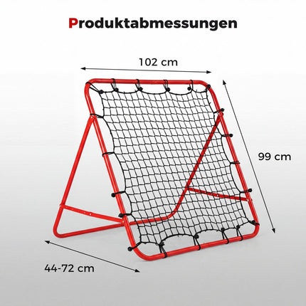 Soccer Rebounder Net with 5 Adjustable Angles, 100x100 cm