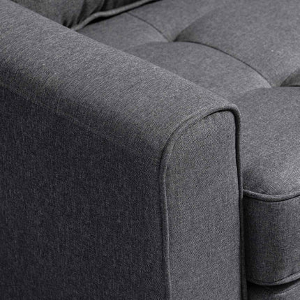 Gray linen Touch folding sofa bed with sleep function