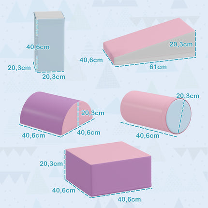 Building blocks in giant foam, artificial leather, 1-3 years
