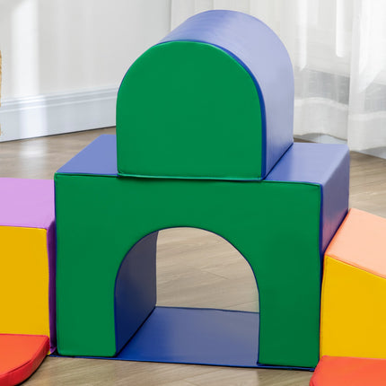 Building blocks in foam, EPE in artificial leather, 1-3 years