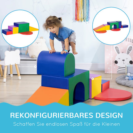 Building blocks in foam, EPE in artificial leather, 1-3 years
