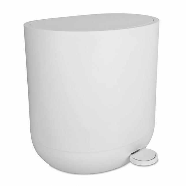 pedaalemmer met softclose-systeem voor de badkamer, inhoud 7 liter