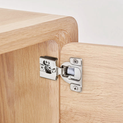 Soft Close Cabinet Hinges, 60 Pack, Partial Overlay, 105° Opening