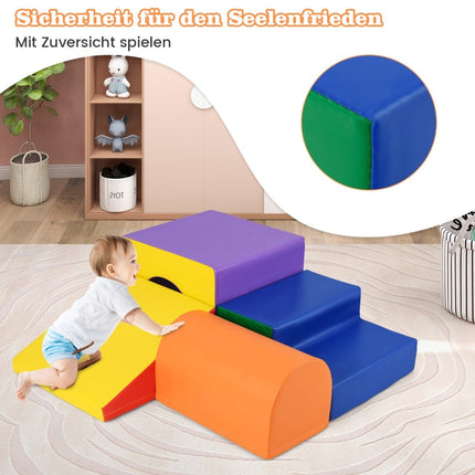 Soft Foam Climbing Blocks Set – 4 Pieces for Kids