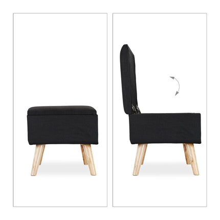 Soft bench with storage