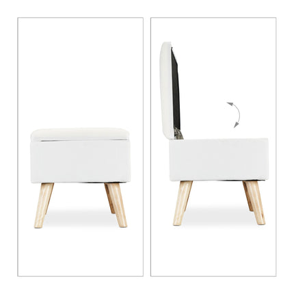 Soft bench with storage
