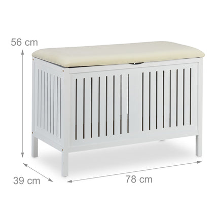 Soft bench with storage