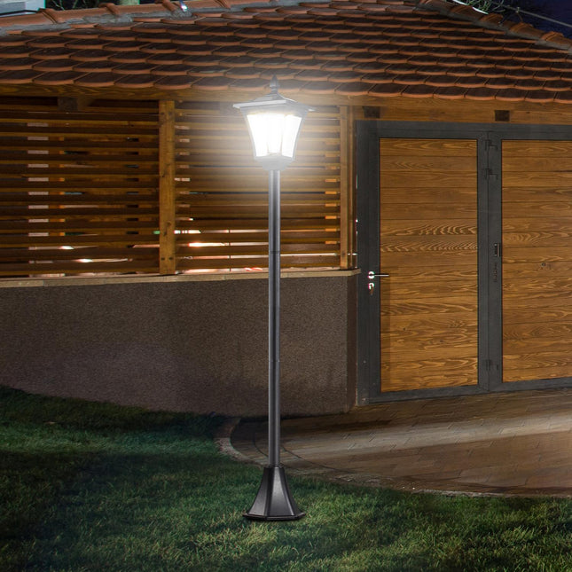 Solar LED Garden Path Light - 40 Lumen, black, 160 cm