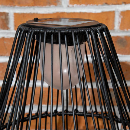 Solar garden light, drum design, waterproof, light sensor