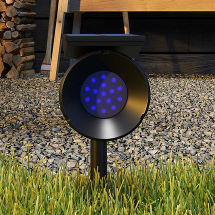 Solar Garden Lights, 2 Colors, Wall/Floor Mount, IP54 Waterproof