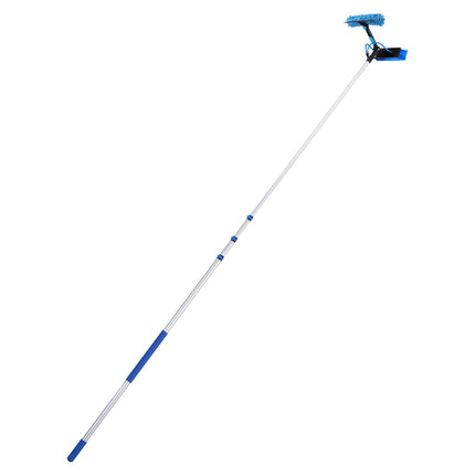 Solar Panel Cleaning Kit 6.06m Water Fed Pole with Rotating Brush