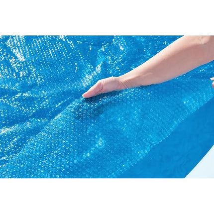 Solar Pool Cover for 305 cm Pools in Cellular PE Foil, Blue, Heat-Retaining