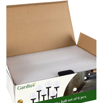 Solar garden lamp - ball set of 6 pcs. 23562