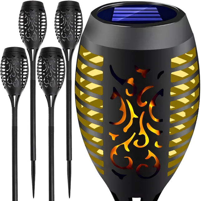 Solar tuinlamp - zaklamp, set van 4, 23560