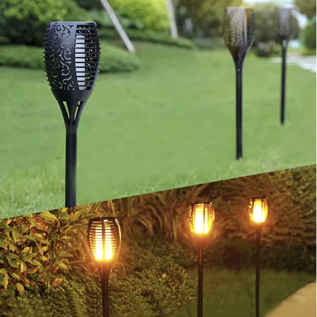 Solar tuinlamp - zaklamp, set van 4, 23560