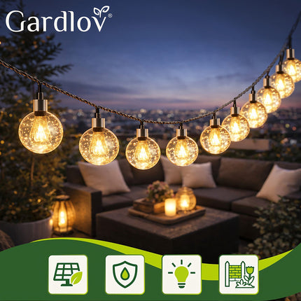 Solar garland 12m IP65 Gardlov 24010