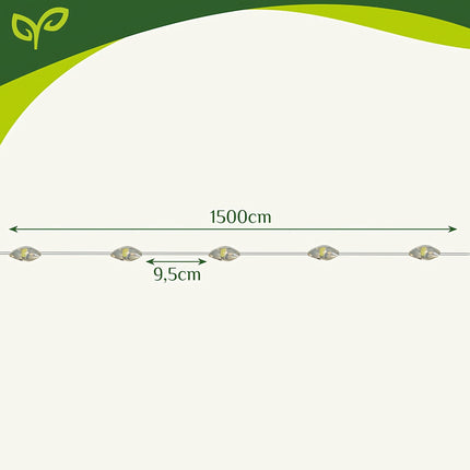 Solar garland 15m IP44 Gardlov 24007