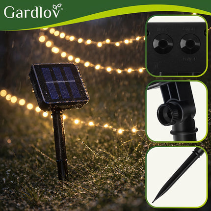 Solar garland 15m IP44 Gardlov 24007