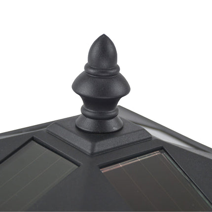 Solar Path Light with 10-lumen LED, black, 120cm