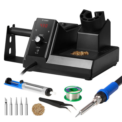 Soldering Iron Station 80W, Digital Display, 5 Tips