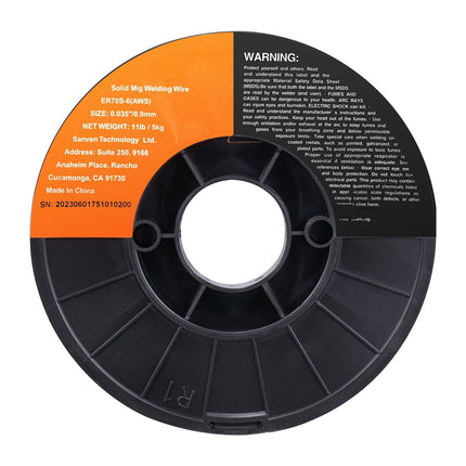 Solid MIG Welding Wire ER70S-6, 0.9 mm, 5 kg, Mild Steel