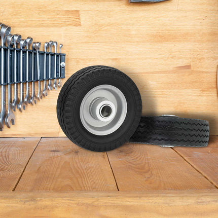Solid rubber wheels, 2 pcs