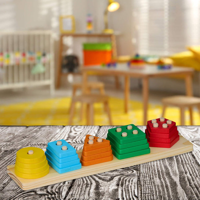 Sorting and stacking toys