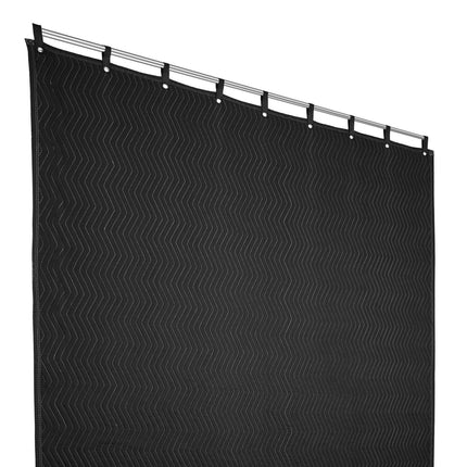 Sound Dampening Blanket 96 x 80 in, Grommets, Black