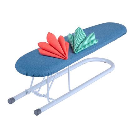 Space-Saving Sleeve Ironing Board, Blue/White