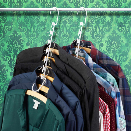 Space-saving metal hangers - set of 6