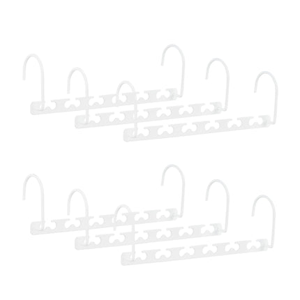 Space-saving metal hangers - set of 6