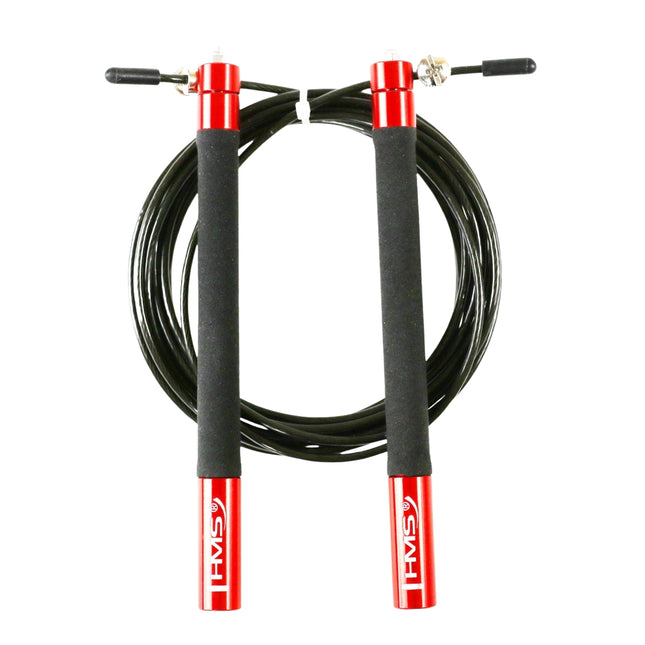 Skakanka Speed Jump Rope, czerwona - regulowany przyrząd do ćwiczeń