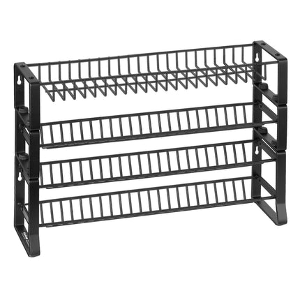 Spice Rack Organizer, 4-Tier Detachable Stackable, Wall Mount
