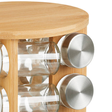 Spice carousel with 12 jars