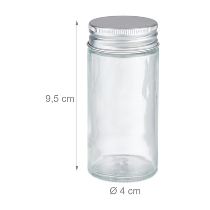 Spice jars set round