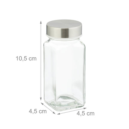 Spice rack with 24 glasses